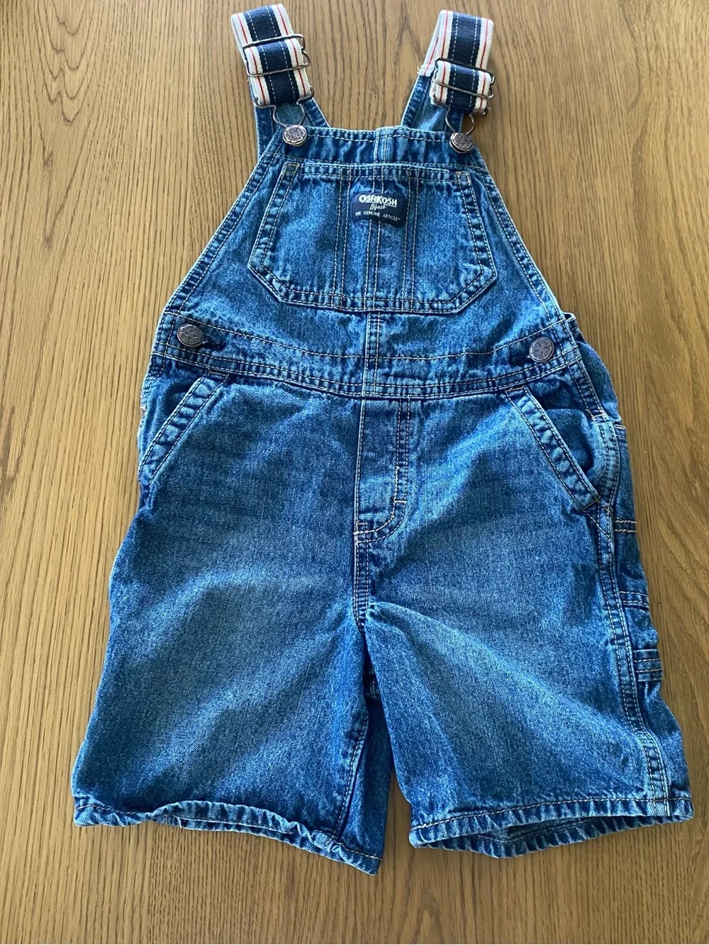 OshKosh B'gosh Denim Shortall Overalls 4T